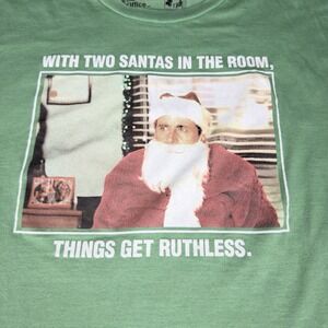 Ripple Junction The Office Christmas Two Ruthless Santa's  Men's T-Shirt-Size XL